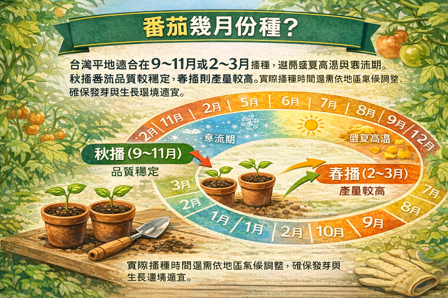 番茄几月份种?照