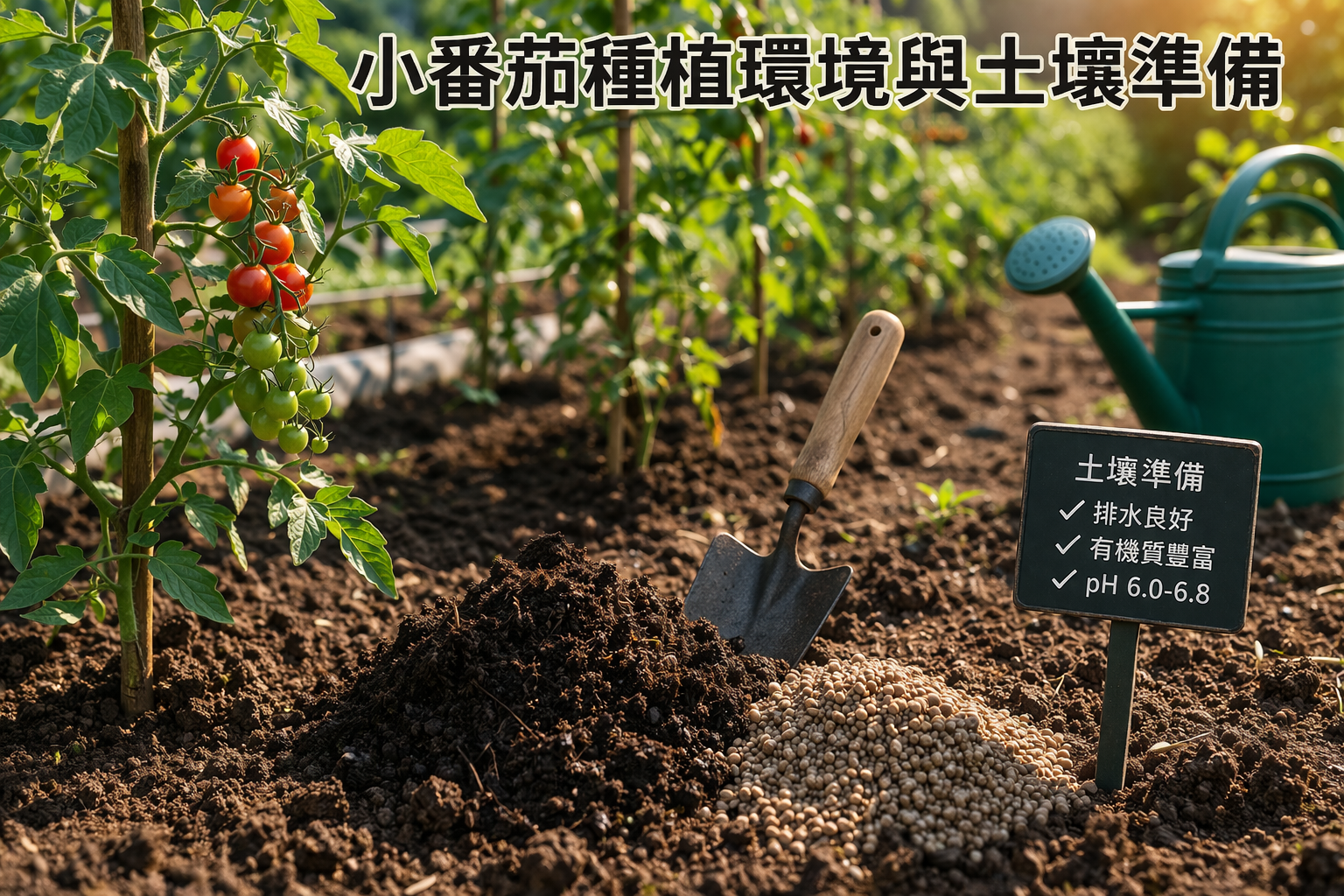 小番茄種植環境與土壤準備