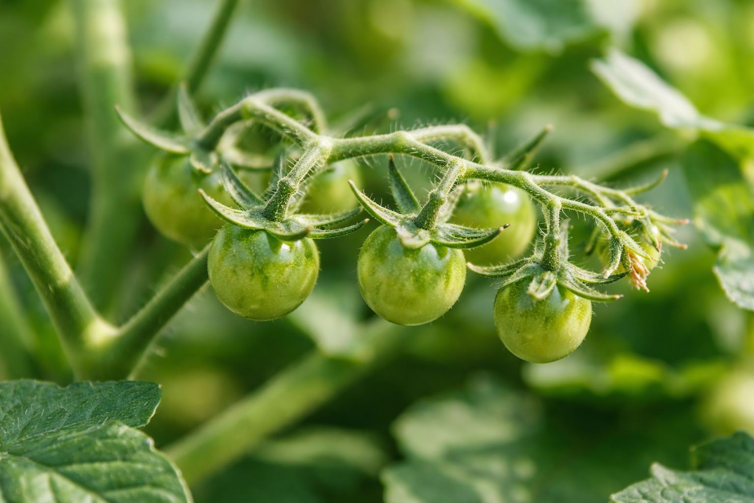 番茄結果初期小果階段